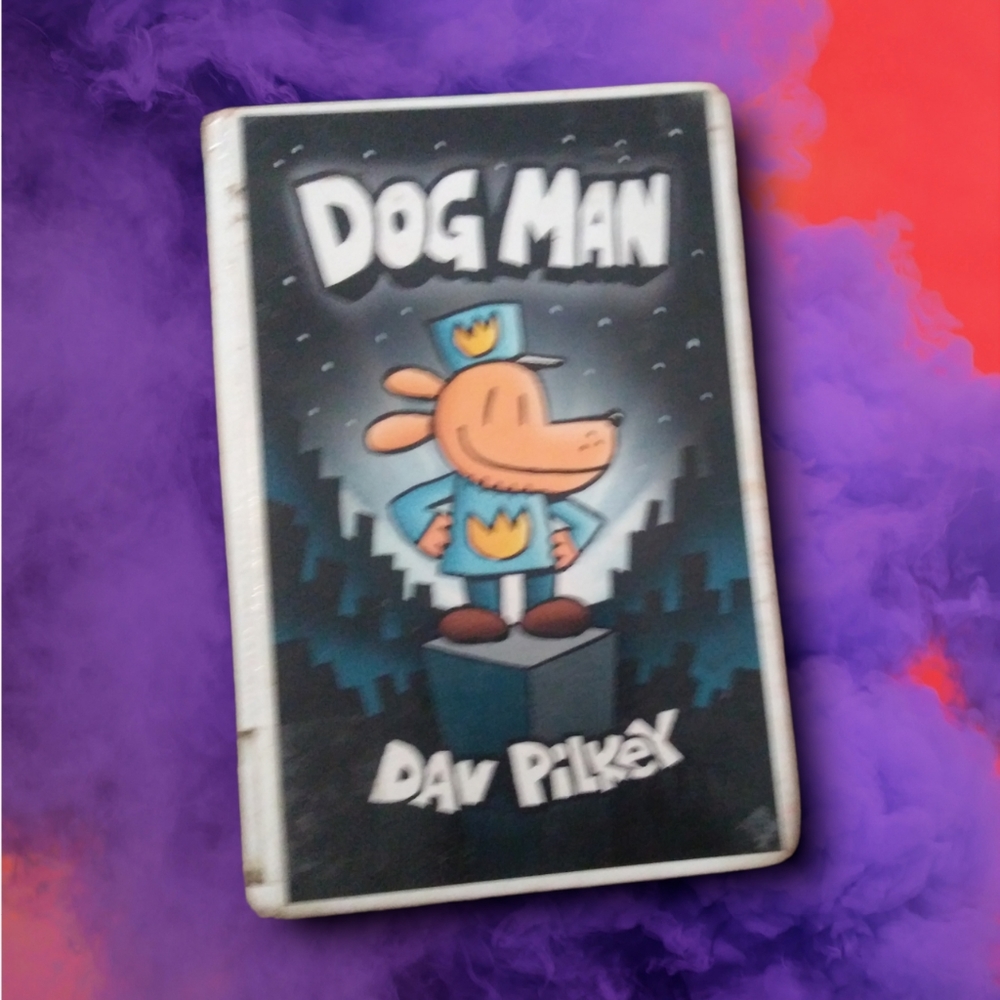 DOG MAN HARDCOVER BOOKS BY DAV PILKEY (2)